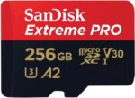 Sandisk Extreme Pro 256 GB Micro-SD kaart met adapter