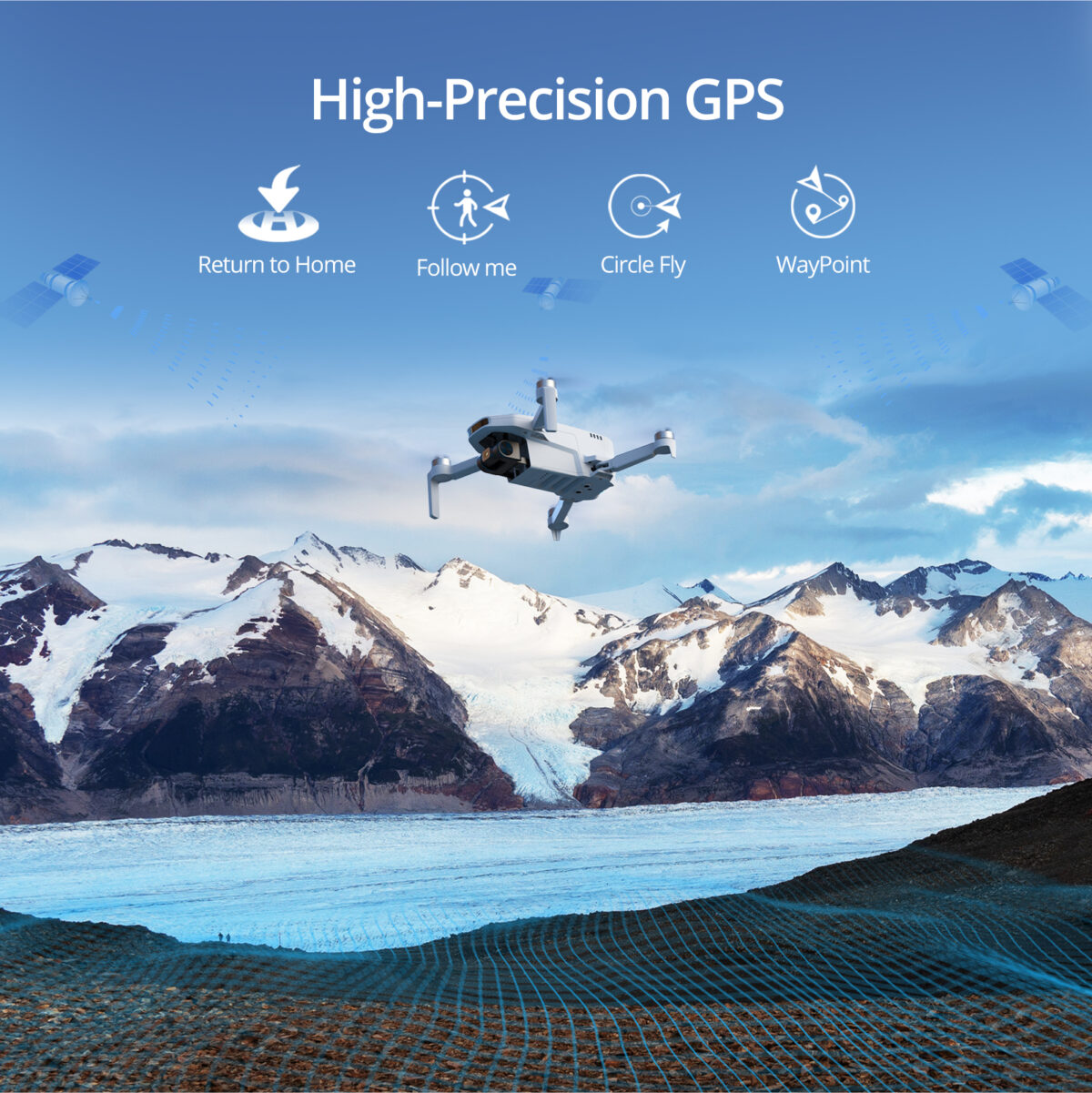 GPS POSITIONING Potensic ATOM - Fly More Combo (C0-label) - Afbeelding 13