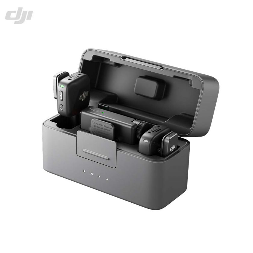 dji-mic-mini-2-tx-1-rx-charging-case-6 DJI Mic Mini - 2 TX + 1 RX + Charging Case - Afbeelding 1