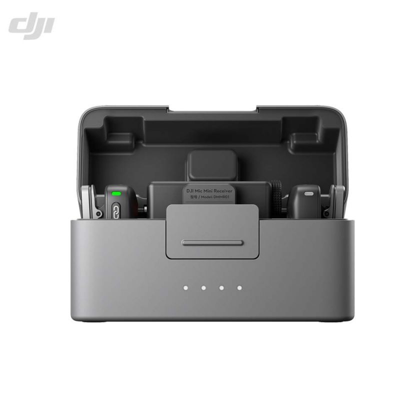 dji-mic-mini-2-tx-1-rx-charging-case DJI Mic Mini - 2 TX + 1 RX + Charging Case - Afbeelding 3