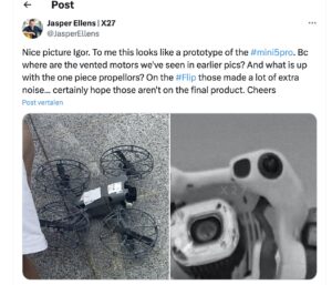 DJI Mini 5 Pro gelekte afbeelding